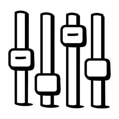 ses eşitleyici simge vektör illüstrasyon tasarımı