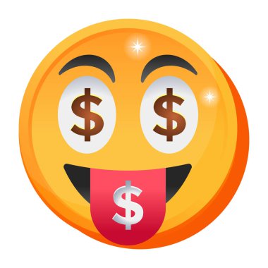 Para için. Web simgesi basit illüstrasyon