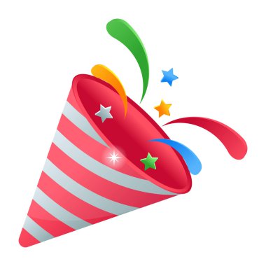 Yıldızlı noel şapkası ve beyaz arka planda izole edilmiş yıldız.