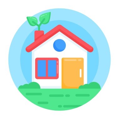 ev vektörü simgesi modern illüstrasyon