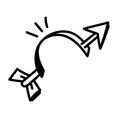 ok simgesi vektör illüstrasyonu