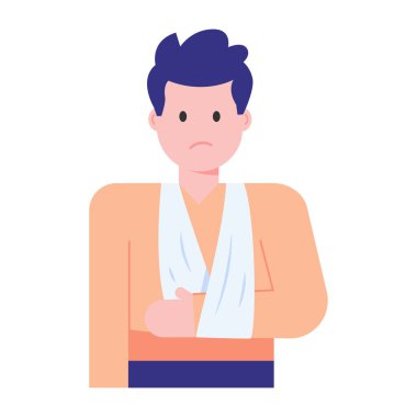 Tıbbi maske vektör çizimi olan doktor