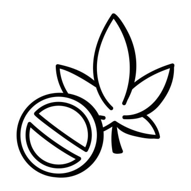 Yaprak ikonu vektör illüstrasyonu