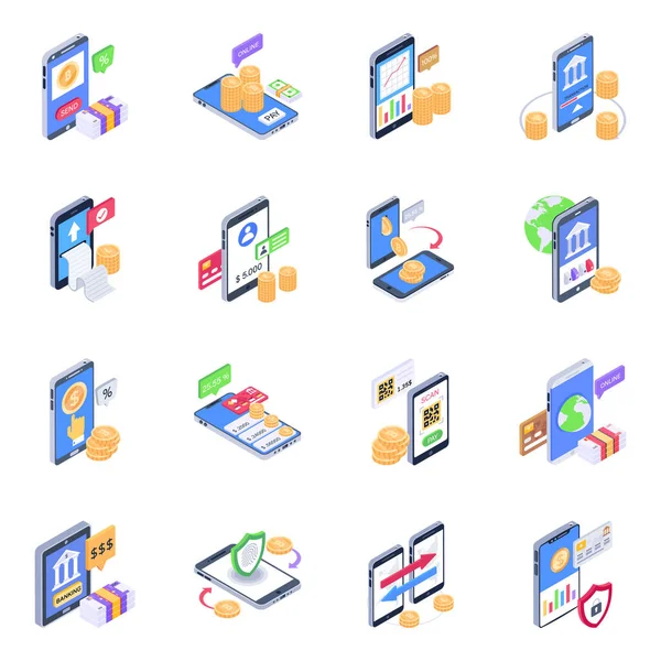 Set Vector Icons Web Design — Stock Vector