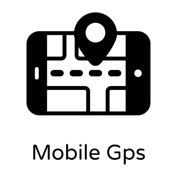 Lokalizacja Gps Prosta Ilustracja — Wektor stockowy