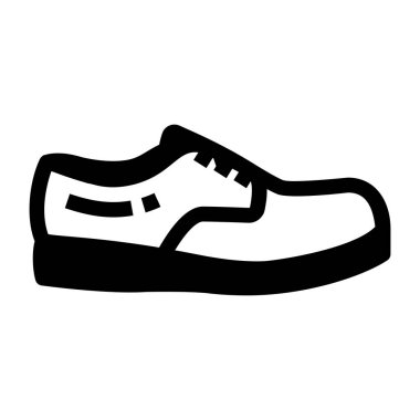 Spor ayakkabılar. Web simgesi basit illüstrasyon