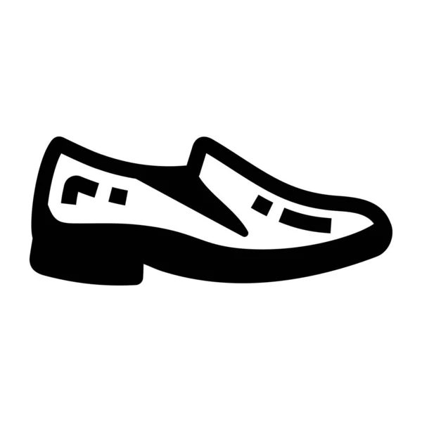 Zapatos Icono Web Ilustración Simple — Vector de stock
