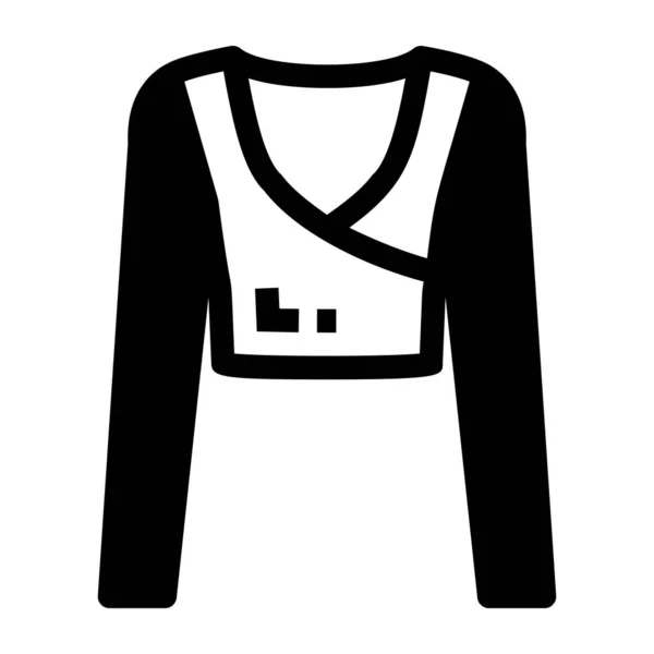 Shirt Web Icon Simple Illustration — Stock Vector