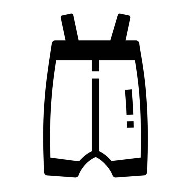 Pantolon. Web simgesi basit illüstrasyon