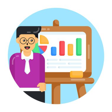 Bilgisayar ve dizüstü bilgisayar vektör illüstrasyon tasarımlı iş kadını