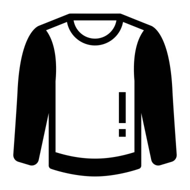 Gömlek. Web simgesi basit illüstrasyon