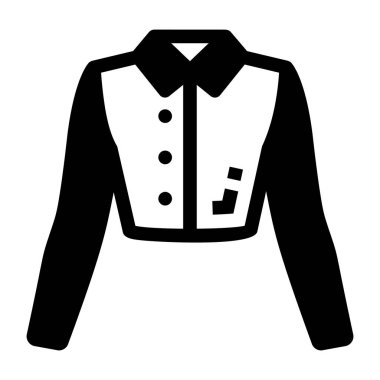 Gömlek. Web simgesi basit illüstrasyon