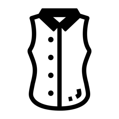 Gömlek. Web simgesi basit illüstrasyon