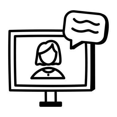 Konuşma baloncukları vektör illüstrasyon tasarımı ile sohbet balonu