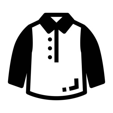 Gömlek. Web simgesi basit illüstrasyon