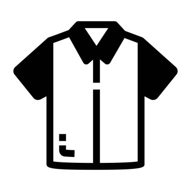 Gömlek. Web simgesi basit illüstrasyon