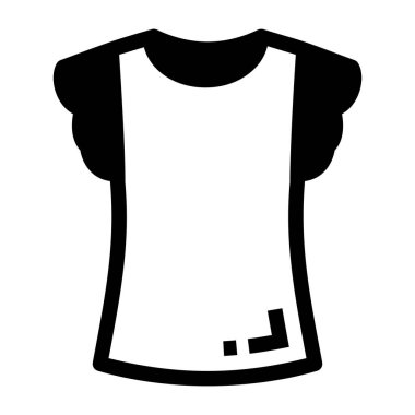 t-shirt, clothes, tshirt, clothing, cloth, apparel, shorts, black. vector illustration