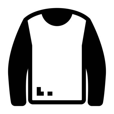 Gömlek. Web simgesi basit illüstrasyon