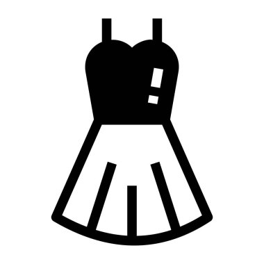 Elbise. Web simgesi basit illüstrasyon