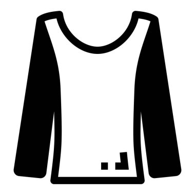 Gömlek. Web simgesi basit illüstrasyon