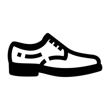 Ayakkabı. Web simgesi basit illüstrasyon