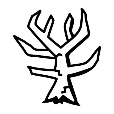 Dövme biçiminin çizgi çizimi