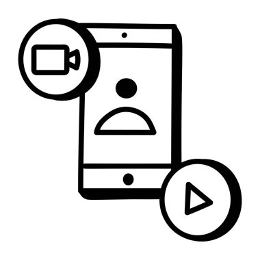 Cep telefonu ve dizüstü bilgisayar vektör illüstrasyon tasarımlı akıllı telefon