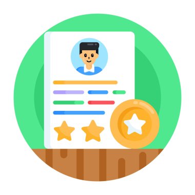 kullanıcı arayüzü vektör simgesi. Düz çizim. 10 saniye.