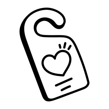 Aşk simgesi vektör illüstrasyonu