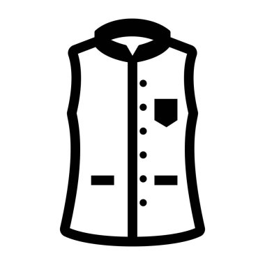 Kıyafetler. Web simgesi basit illüstrasyon