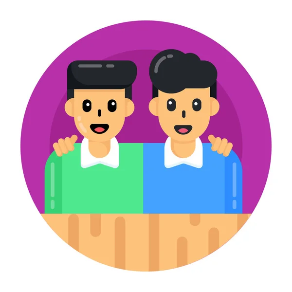 Ilustración Vectorial Grupo Personas — Archivo Imágenes Vectoriales