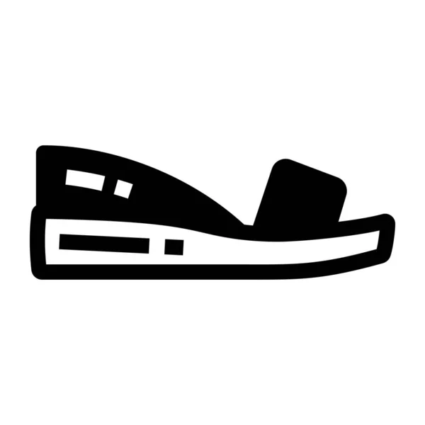 Sapatos Ícone Web Ilustração Simples — Vetor de Stock