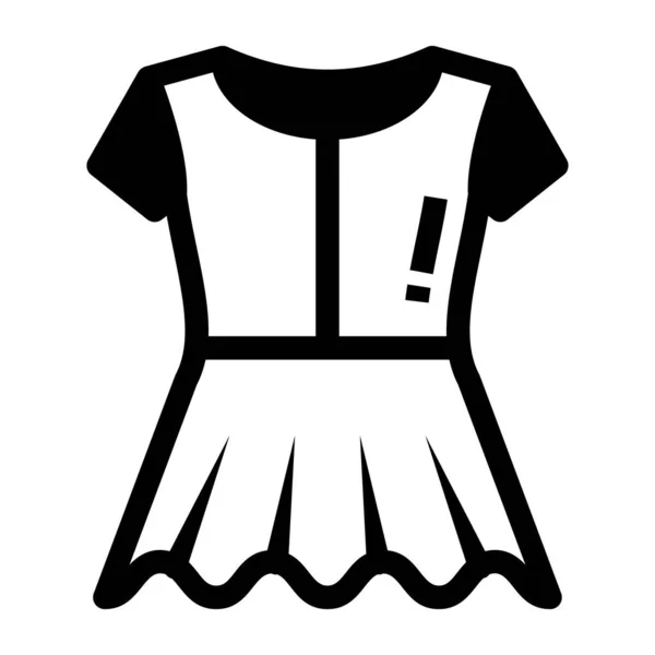 Kleid Web Symbol Einfache Illustration — Stockvektor