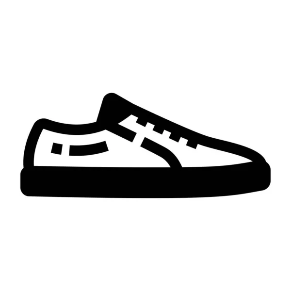 Schuh Web Symbol Einfache Illustration — Stockvektor