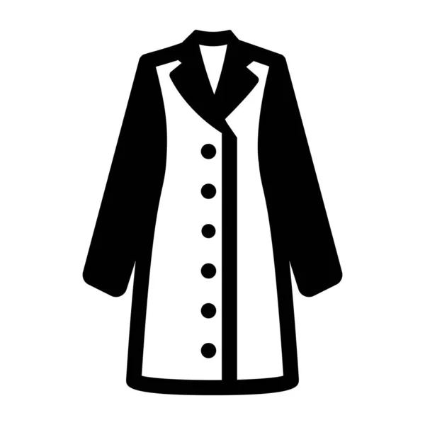 Mode Jasje Pictogram Eenvoudige Illustratie Van Kleding Vector Symbool Voor — Stockvector