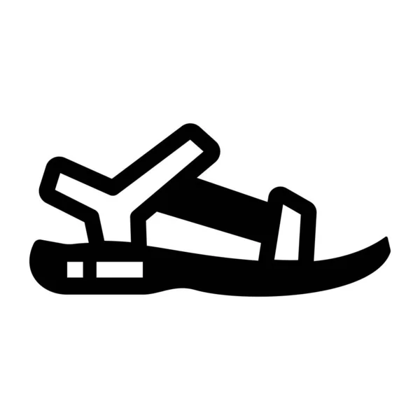 Chaussure Icône Web Illustration Simple — Image vectorielle