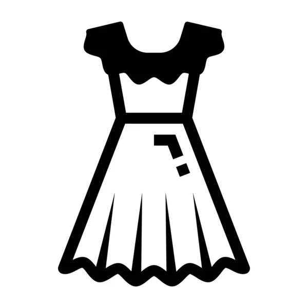 Kleid Symbol Vektor Illustration — Stockvektor