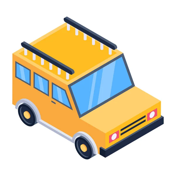 Autobús Icono Web Ilustración Simple — Vector de stock