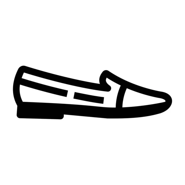 Zapato Icono Web Ilustración Simple — Archivo Imágenes Vectoriales