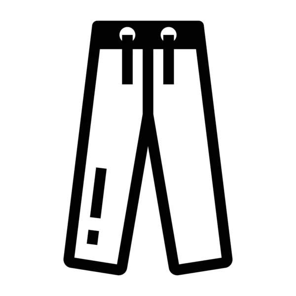 Hosen Web Symbol Einfache Illustration — Stockvektor