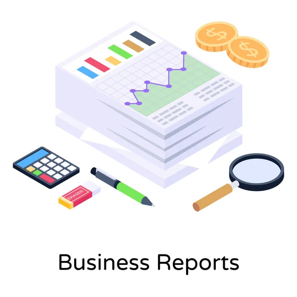 Flat Design Concept Accounting — Stock Vector