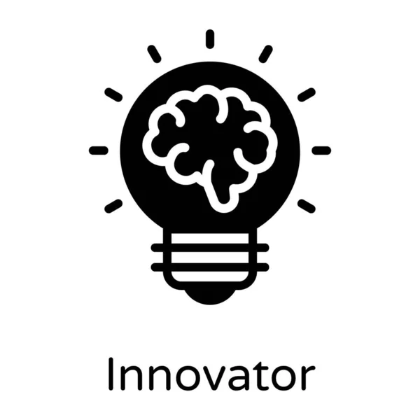 Light Bulb Idea Icon Vector — Stock Vector