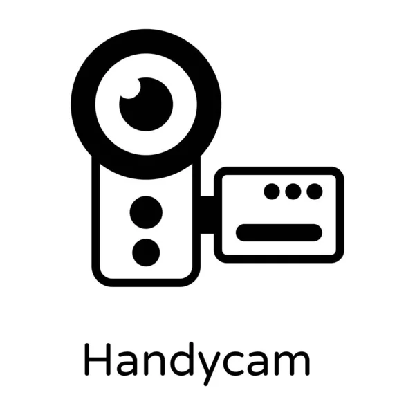 Video Camera Vector Icon — Stock Vector