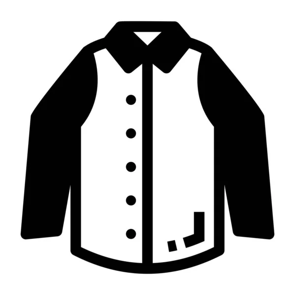 Camisa Ícone Web Ilustração Simples — Vetor de Stock