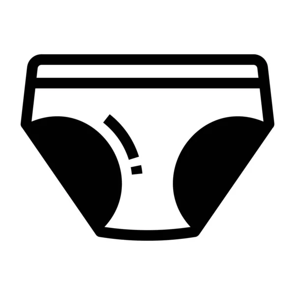 Pantalones Icono Web Ilustración Simple — Archivo Imágenes Vectoriales