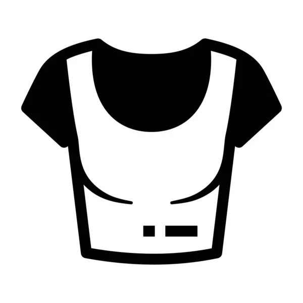 Icono Camisa Ilustración Vectorial — Vector de stock