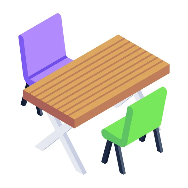 Ikon Web Furnitur Ilustrasi Sederhana - Stok Vektor