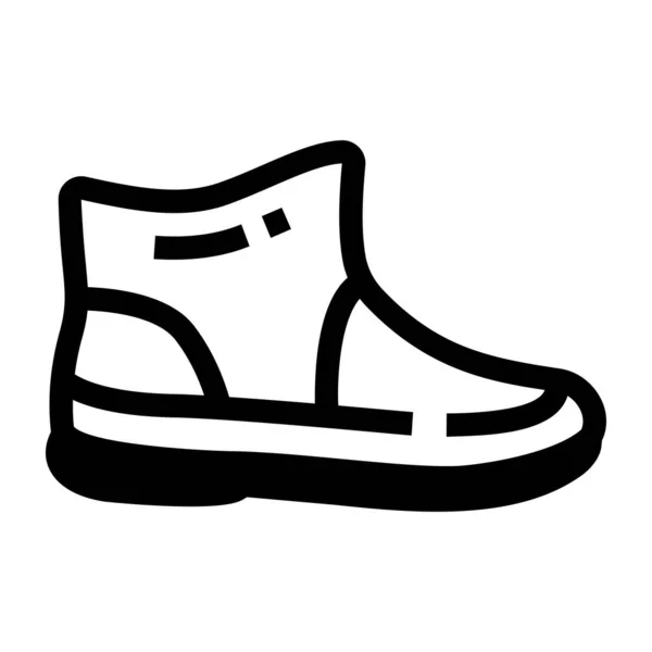 Sepatu Ikon Web Ilustrasi Sederhana - Stok Vektor