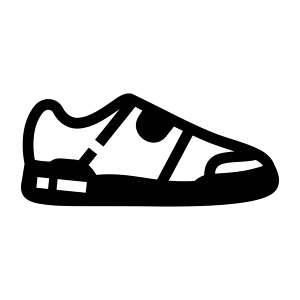 Sapatos Ícone Web Ilustração Simples —  Vetores de Stock