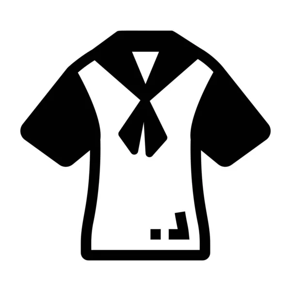 Chemise Icône Web Illustration Simple — Image vectorielle